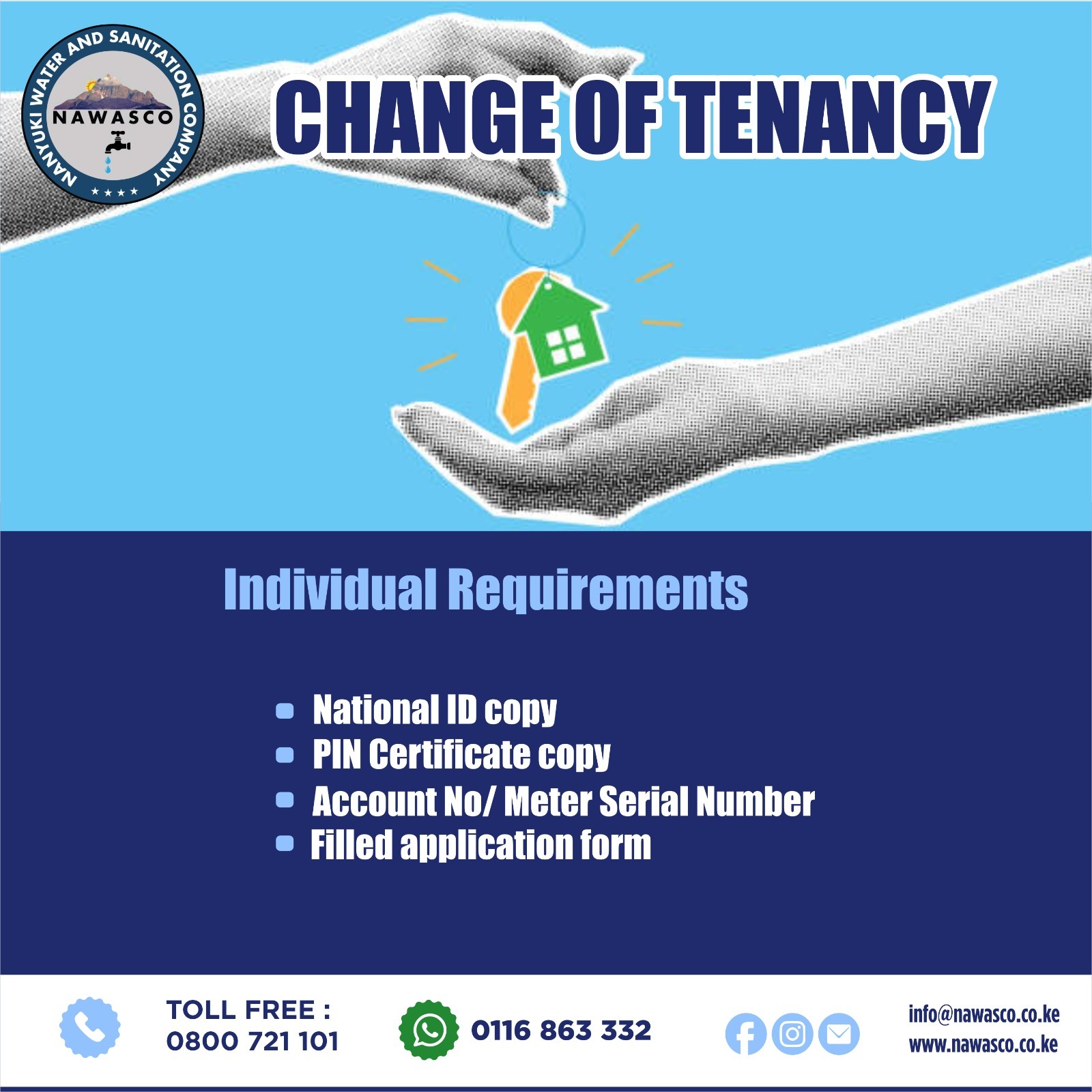 Change of Tenancy